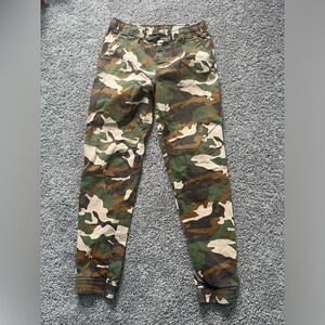 Wondernation boys camo cargo joggers
